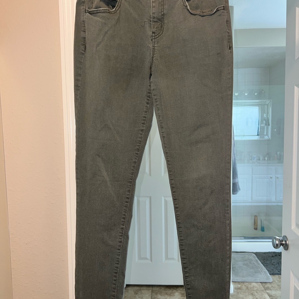 Classic greenish gray Women's Jeans